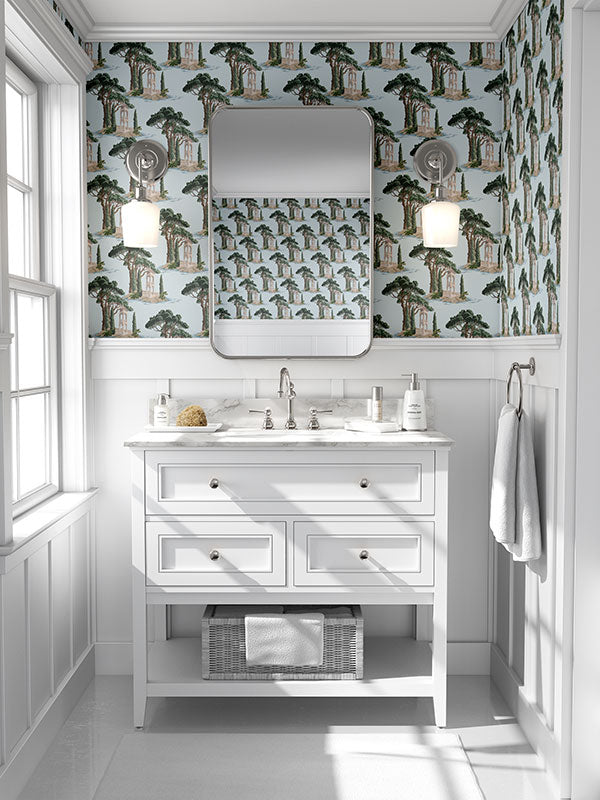 Alcove Toile Wallpaper