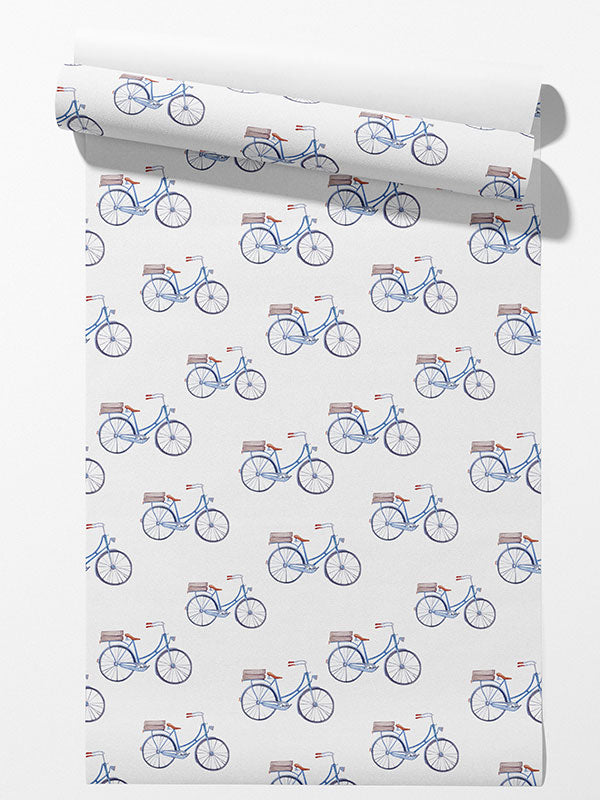 Blue Bicycle Wallpaper