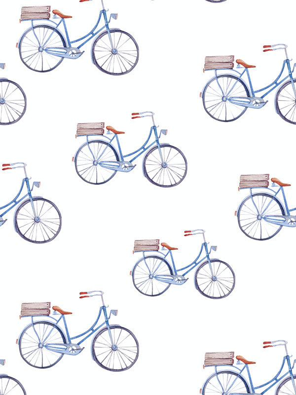 Blue Bicycle Wallpaper