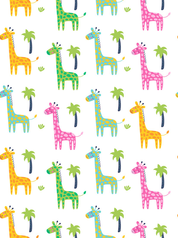 Bright Giraffe Wallpaper