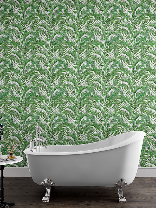 Coconut Palm Leaf Wallpaper