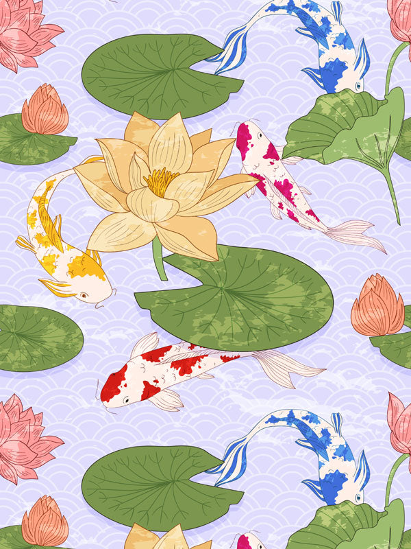 Colorful Koi Fish Wallpaper