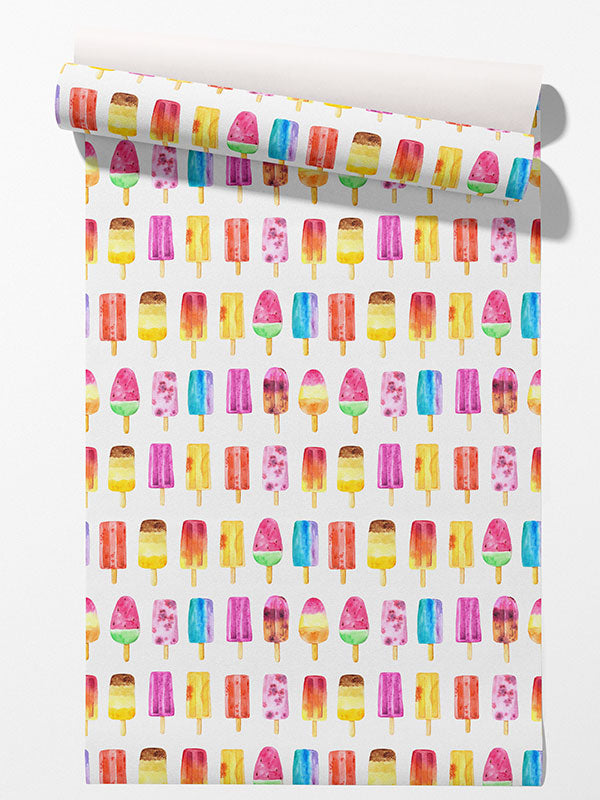 Fruity Popsicle Wallpaper