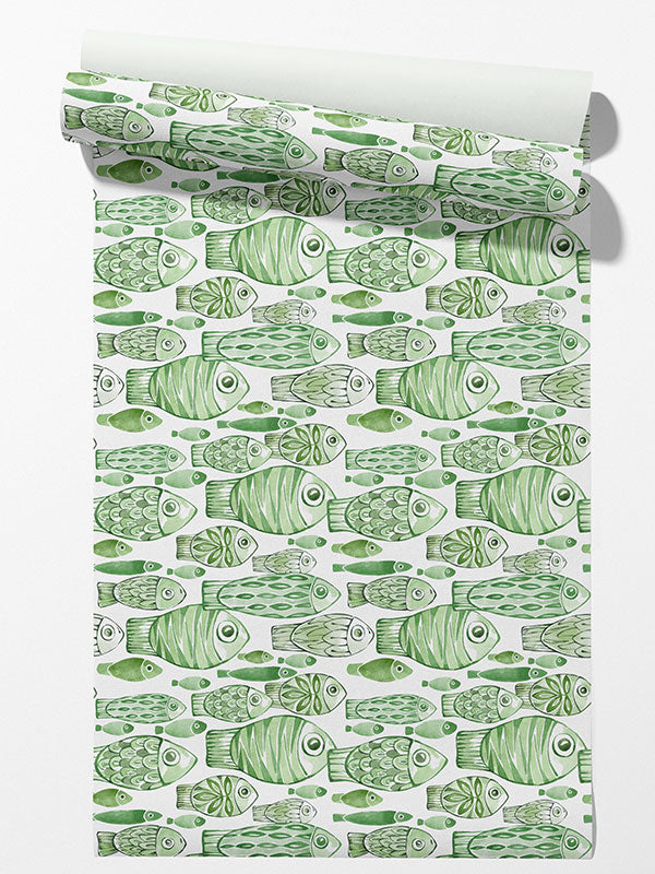 Green Fish Wallpaper