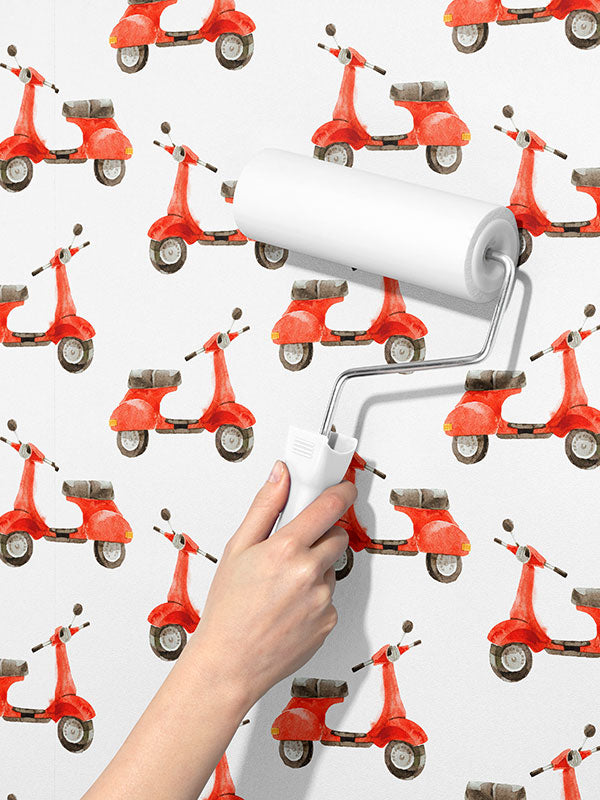 Lil Red Scooter Wallpaper