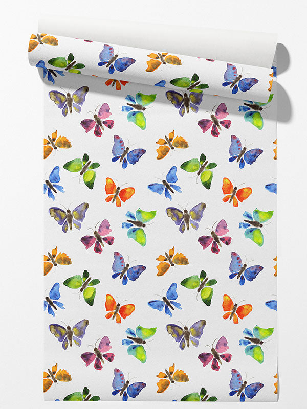 Multicolor Butterflies Wallpaper