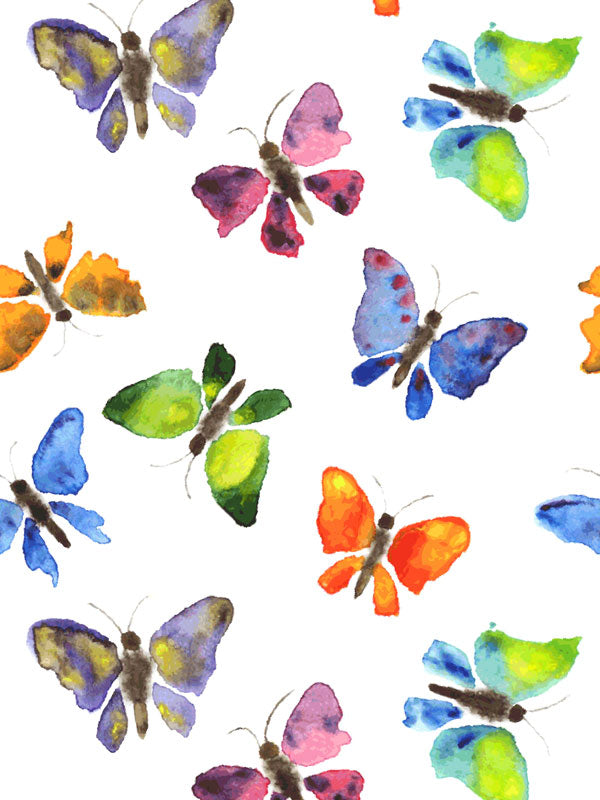 Multicolor Butterflies Wallpaper