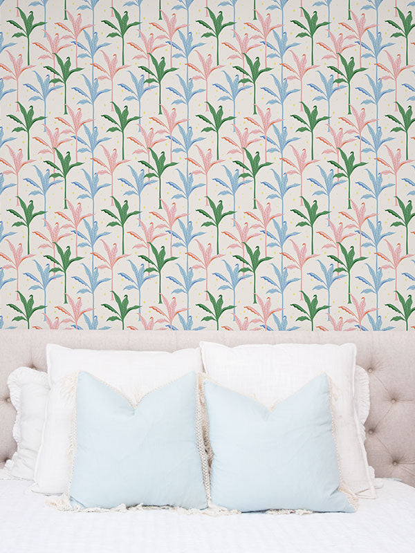 Pastel Palms Wallpaper