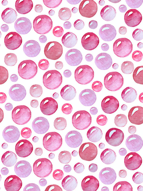 Pink Bubbles Up Wallpaper