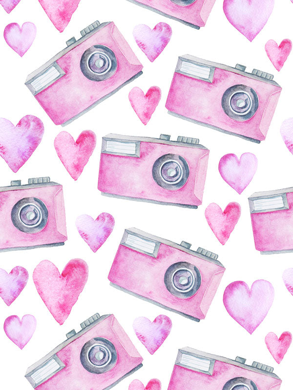 Pink Camera Wallpaper