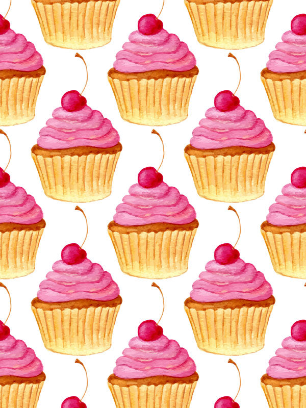 Pink Cupcake Wallpaper