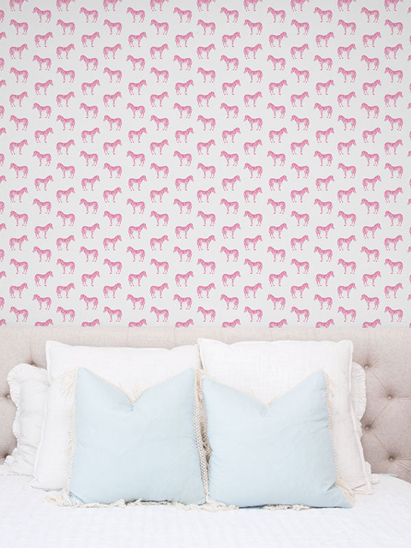 Pink Zebra Wallpaper