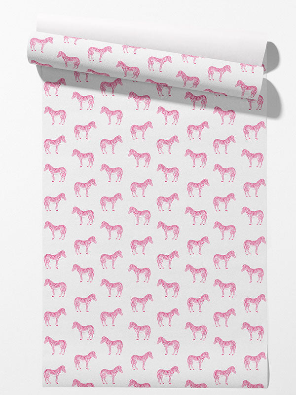 Pink Zebra Wallpaper