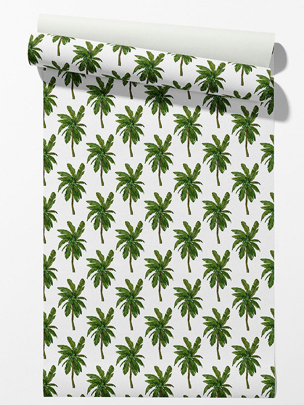 Watercolor Palm Tree Wallpaper