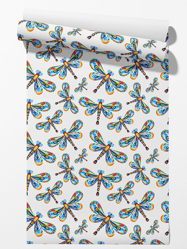 Whimsical Dragonfly Wallpaper