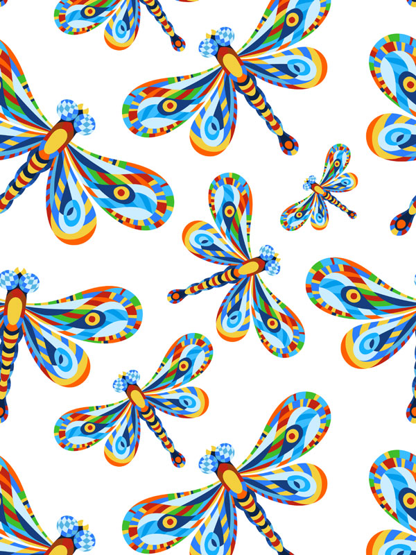 Whimsical Dragonfly Wallpaper